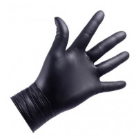 NITRYLEX Nitrile NITRYLEX Handschuhe, 100st (50 Paare), schwarz, pulverfrei